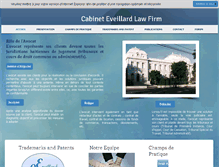 Tablet Screenshot of cabineteveillard.com